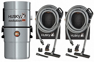 Husky EVOLUTION + 2 x Zestaw sprzątający Superior 9m